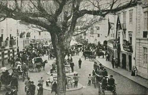 Ak Ponta Delgada Sao Miguel Azoren, Praça da Republica