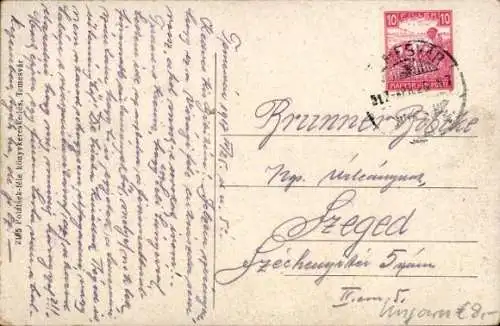 Ak Timișoara Temesvár Temeswar Rumänien, Lloyd-palota