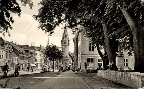 Ak Dahme in der Mark, Hauptstraße mit Rathaus