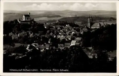 Ak Gössweinstein Gößweinstein in Oberfranken, Höhenkurort  Panorama, fränk. Schweiz