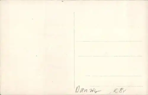 Ak Gdańsk Danzig, Lange Brücke, Schiffe im Hafen, historische Architektur