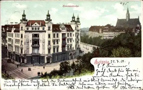 Ak Leipzig,   Kommandantur