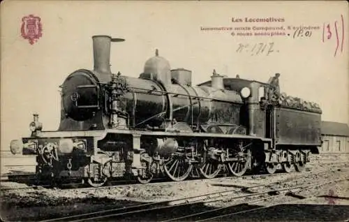 Ak Französische Eisenbahn, Lokomotive
