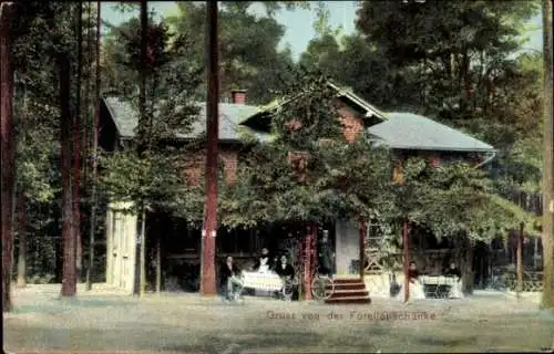 Ak Liegau Augustusbad Radeberg, Forellenschänke