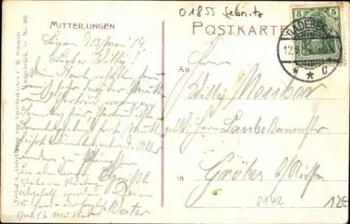 Ak Liegau Augustusbad Radeberg, Forellenschänke