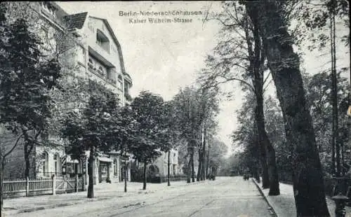 Ak Berlin Pankow Niederschönhausen, Kaiser Wilhelm Sttraße