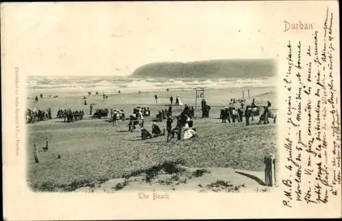 Ak Durban Südafrika, Strandpartie