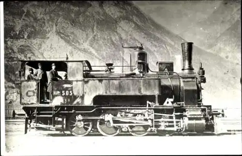 Foto Ak Deutsche Eisenbahn, Dampflok Nr. 505