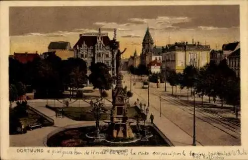 Ak Dortmund im Ruhrgebiet, Hiltropwall