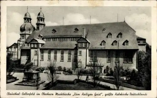 Ak Clausthal Zellerfeld im Oberharz, Marktkirche Zum Heiligen Geist