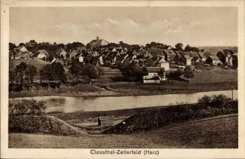 Ak Clausthal Zellerfeld im Oberharz, Gesamtansicht