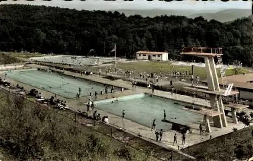 Ak Baden Baden am Schwarzwald, Städtisches Hardbergbad