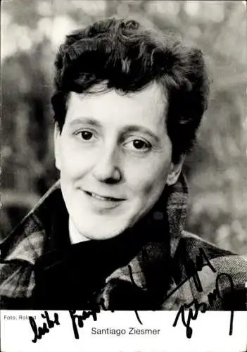 Foto Santiago Ziesmer, Autogramm