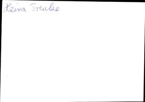 Ak Schauspieler Heinz Treuke, Autogramm