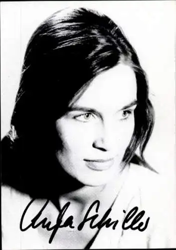 Ak Schauspielerin Anja Schiller, Portrait, Autogramm