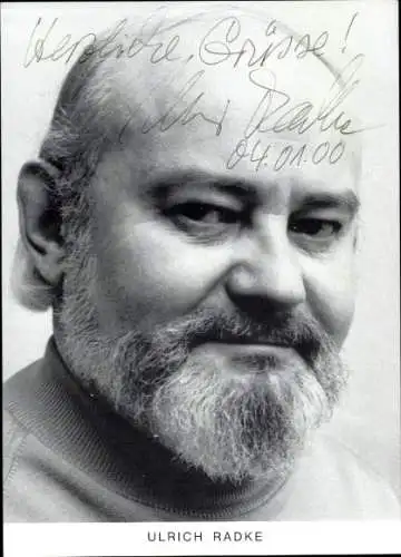 Ak Schauspieler Ulrich Radke, Portrait, Autogramm