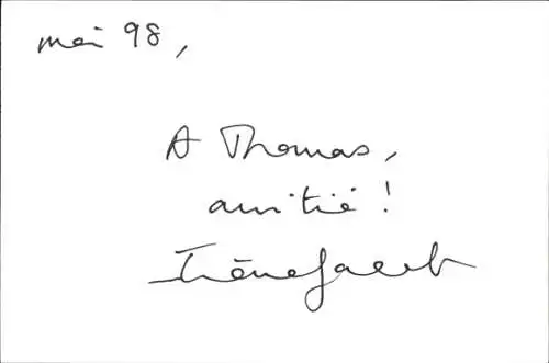 Ak Schauspielerin Irene Jacob, Autogramm