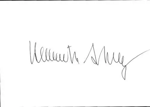 Ak Schauspieler und Regisseur Helmuth Ashley, Autogramm