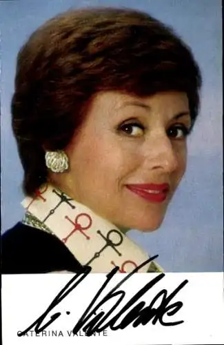 Ak Schauspielerin Sängerin Caterina Valente, Portrait, Autogramm