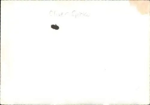 Ak Moderator Oliver Spicker, Portrait, Radio Luxemburg, Autogramm