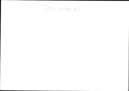 Ak Schauspieler Jan Niklas, Portrait, Autogramm