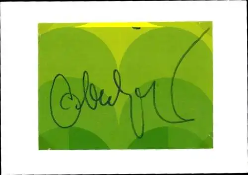 Ak Schauspieler Otto Höpfner, Autogramm