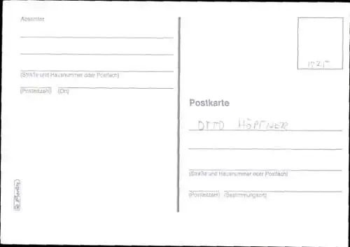 Ak Schauspieler Otto Höpfner, Autogramm