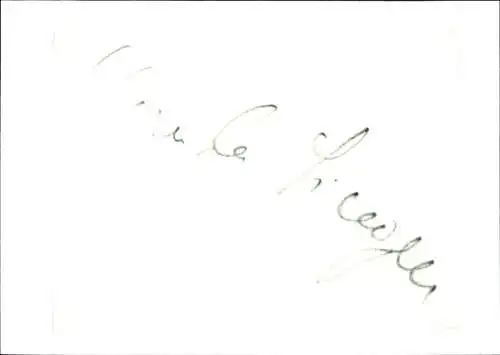 Ak Schauspielerin Ursula Lingen, Autogramm