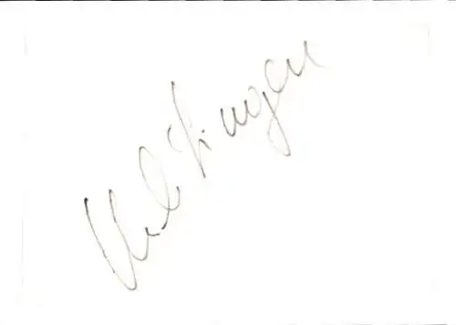 Ak Schauspielerin Ursula Lingen, Autogramm