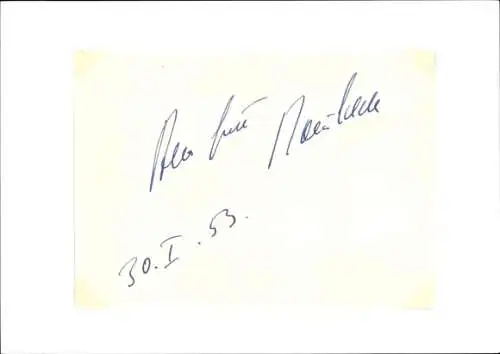 Ak Schauspielerin Maria Schell, Autogramm