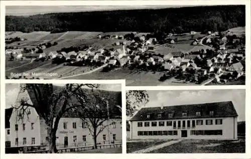 Ak Boos (bei Memmingen) in Schwaben, Fliegeraufnahme, Gast- und Gutshof z. Bräuhaus