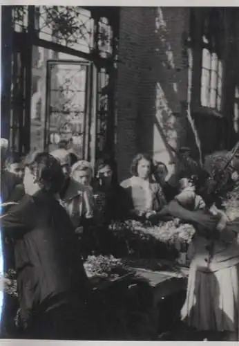 Original Foto Berlin-Kreuzberg, Markthalle in der Bergmannstraße, um 1946