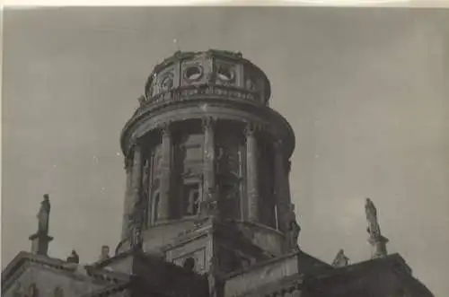 Original Foto Berlin-Mitte, Gendarmenmarkt, Französischer Dom, um 1946