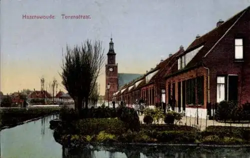 Ak Hazerswoude Dorp Zuid-Holland, Torenstraat
