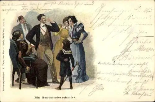 Studentika Litho Student, Ein Renommierschmiss