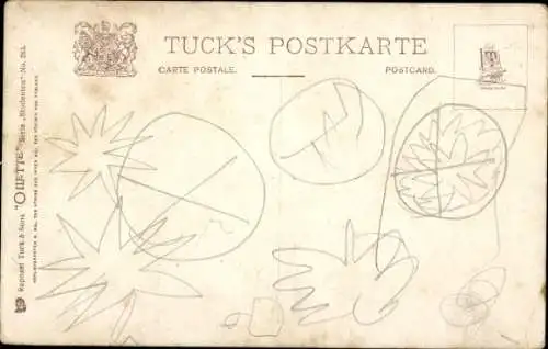 Ak Die Drei Chargierten, Studenten in Uniformen, Fahnen