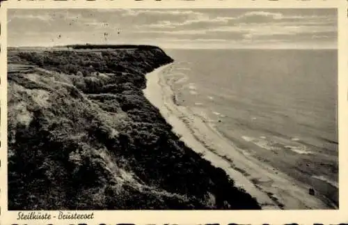 Ak Majak Brüsterort Ostpreußen, Steilküste