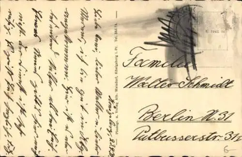 Ak Majak Brüsterort Ostpreußen, Steilküste