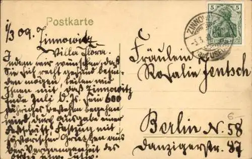 Ak Ostseebad Zinnowitz auf Usedom, Villen am Strand