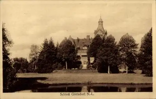 Ak Görlsdorf Luckau in der Niederlausitz, Schloss