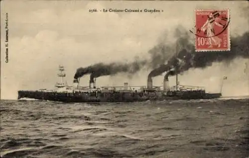 Ak Französisches Kriegsschiff Gueydon, französische Marine