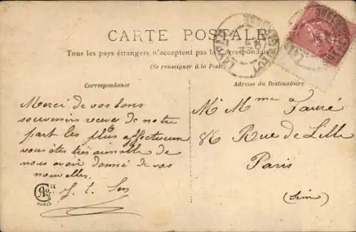 Ak 1. April, Fische, Junge im Kostüm