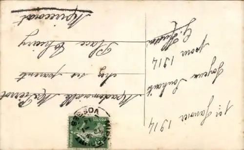 Ak Glückwunsch Neujahr, Ortspartie, Kalender