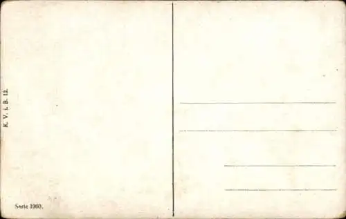 Ak Liebespaar, Umarmung