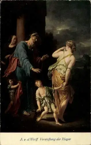 Künstler Ak van der Werff, A., Verstoßung der Hagar