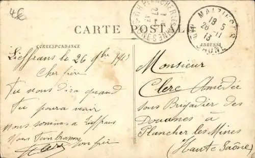 Ak Dampfer Sontay, Messageries Maritimes