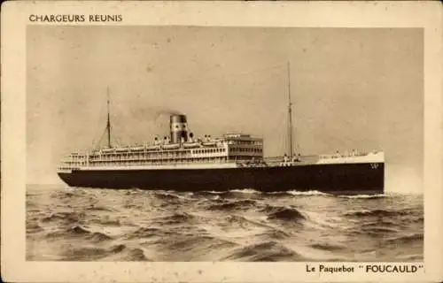 Ak Ozeandampfer Foucauld