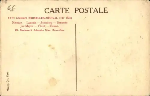 Ak Ozeandampfer Foucauld