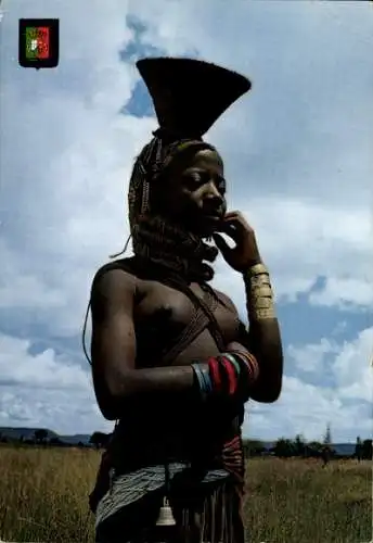 Ak Barbusige Afrikanerin, Schmuck