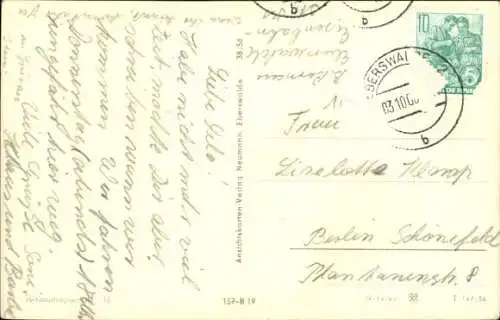 Ak Eberswalde in der Mark, Am Hertateich